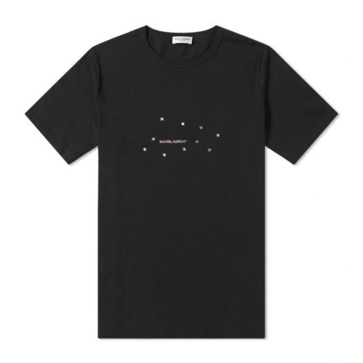 Logo Constellation Stars Black T-shirt