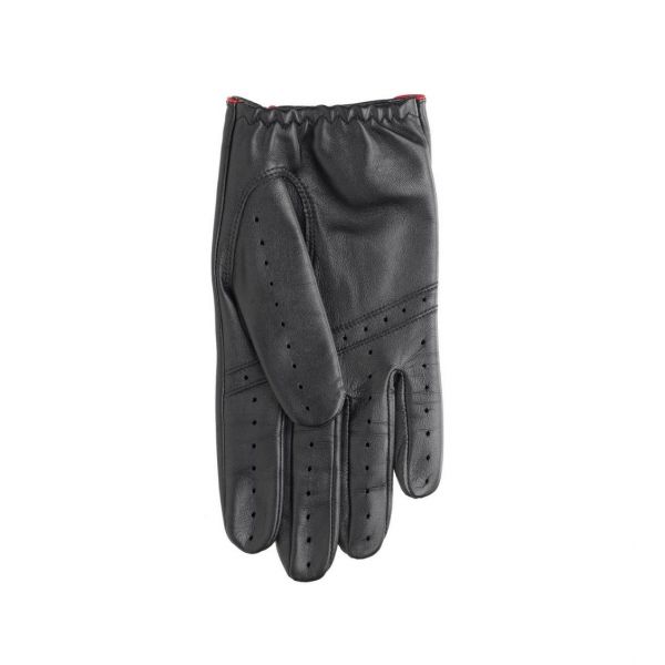 Dents Delta Leather Classic Driving Gloves BERRY/BLACK 