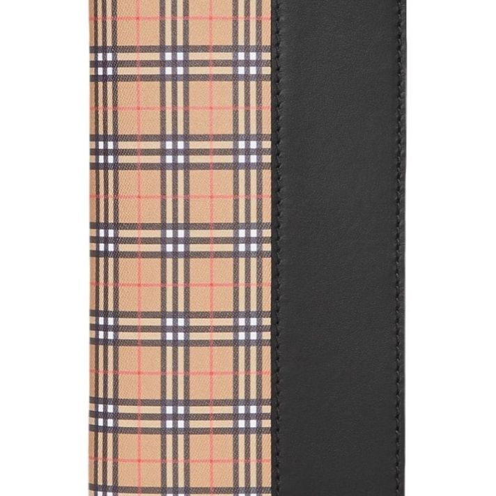 Small Scale Check Continental Long Wallet