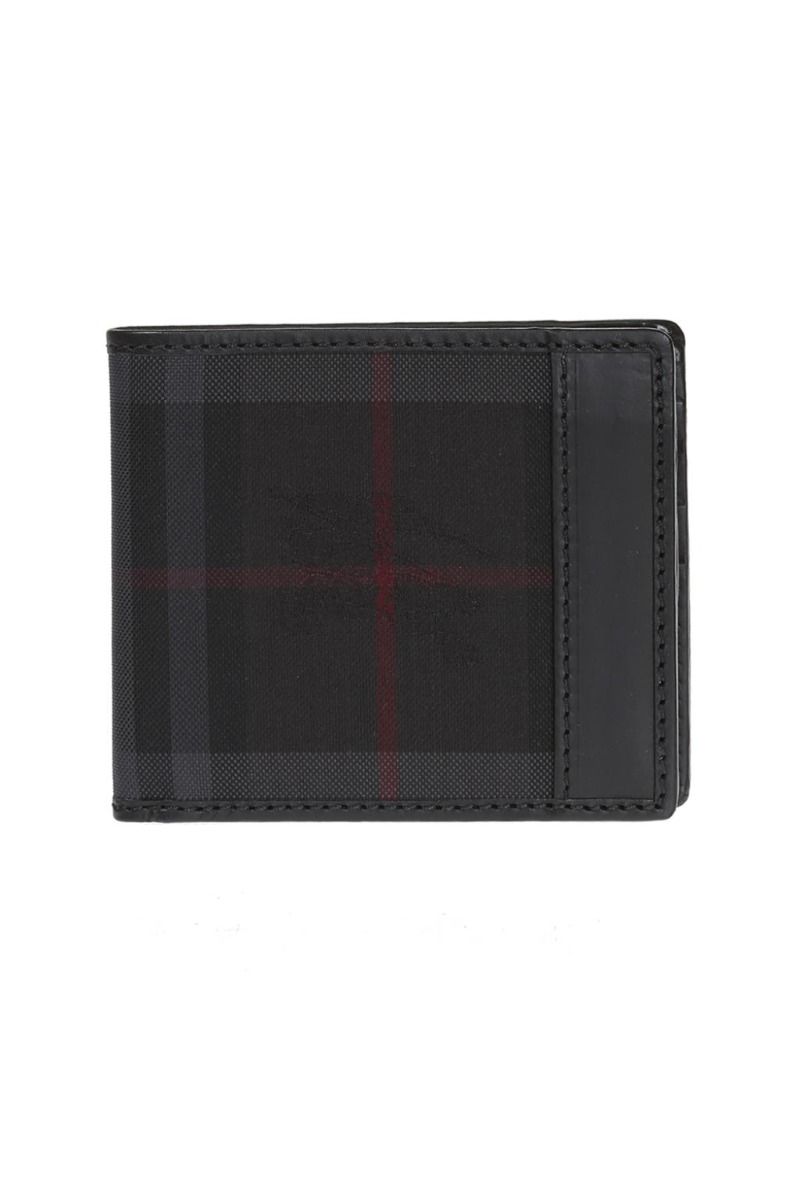 Horseferry Charcoal/Black Check BI-FOLD WALLET