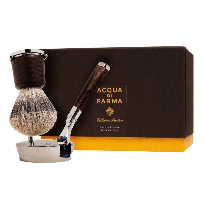 Collezione Barbiere Deluxe Razor & Brush Shaving Stand