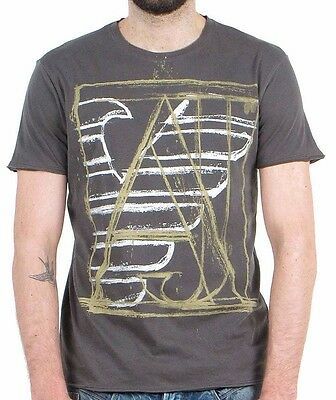 Armani Jeans Mens Brown H/S Tshirt - Sz XXL & XXXL BNWT[XXXL]