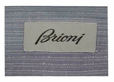 Brioni Mens H/S Dark Grey Stripe Linen Handmade Shirt SZ XXL / EU 43 - UK 17 - Image 4