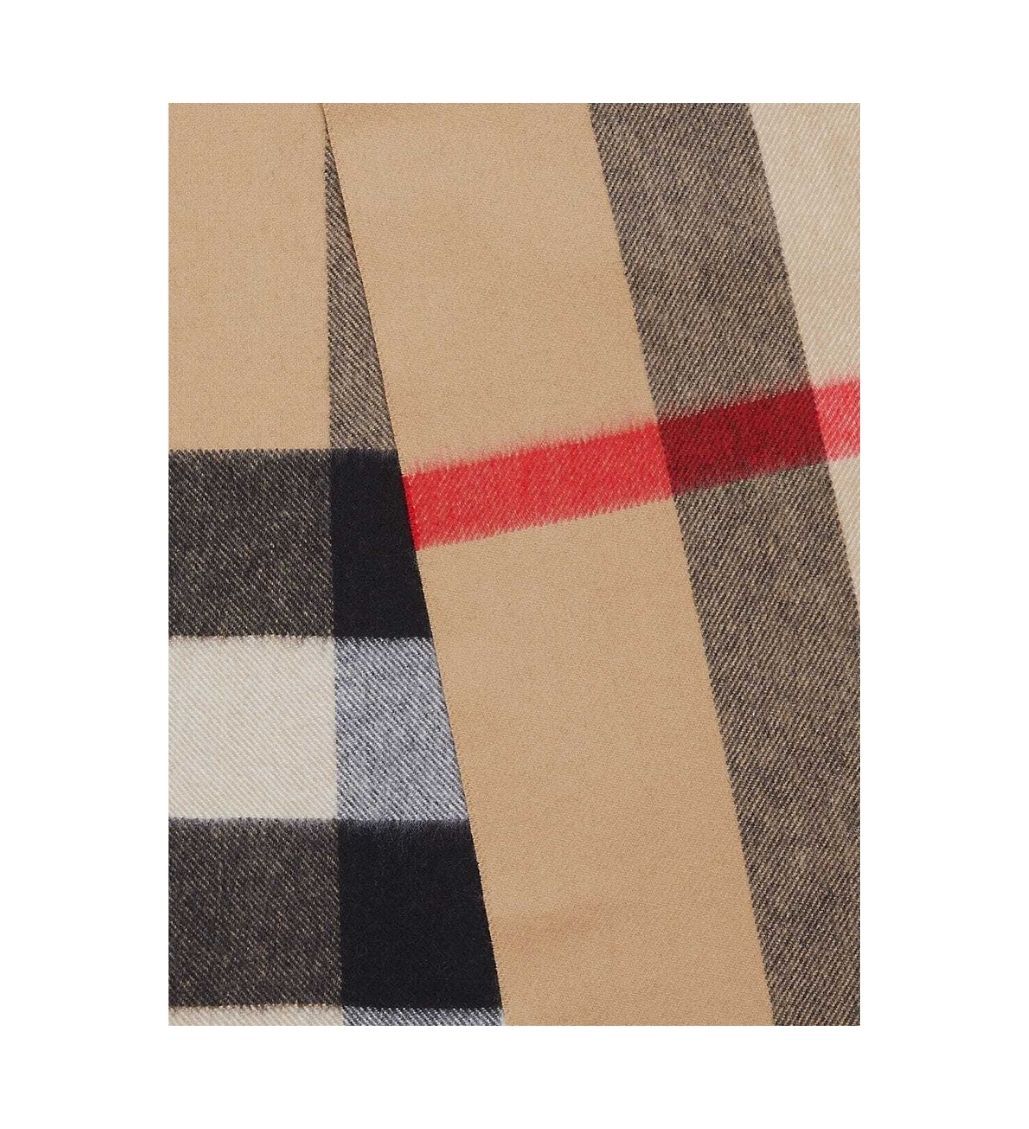 Classic Check Archive Beige Cashmere Scarf - Image 2