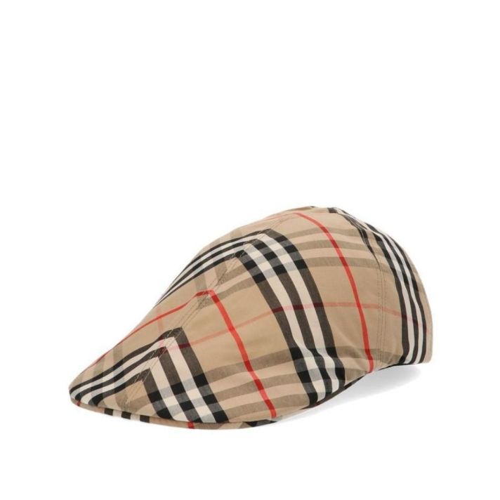 Vintage Check Archive Beige Flat Cap Medium