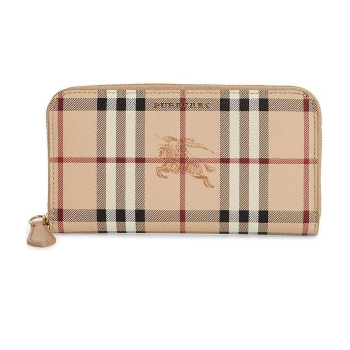Elmore Haymarket Zip around Beige Wallet