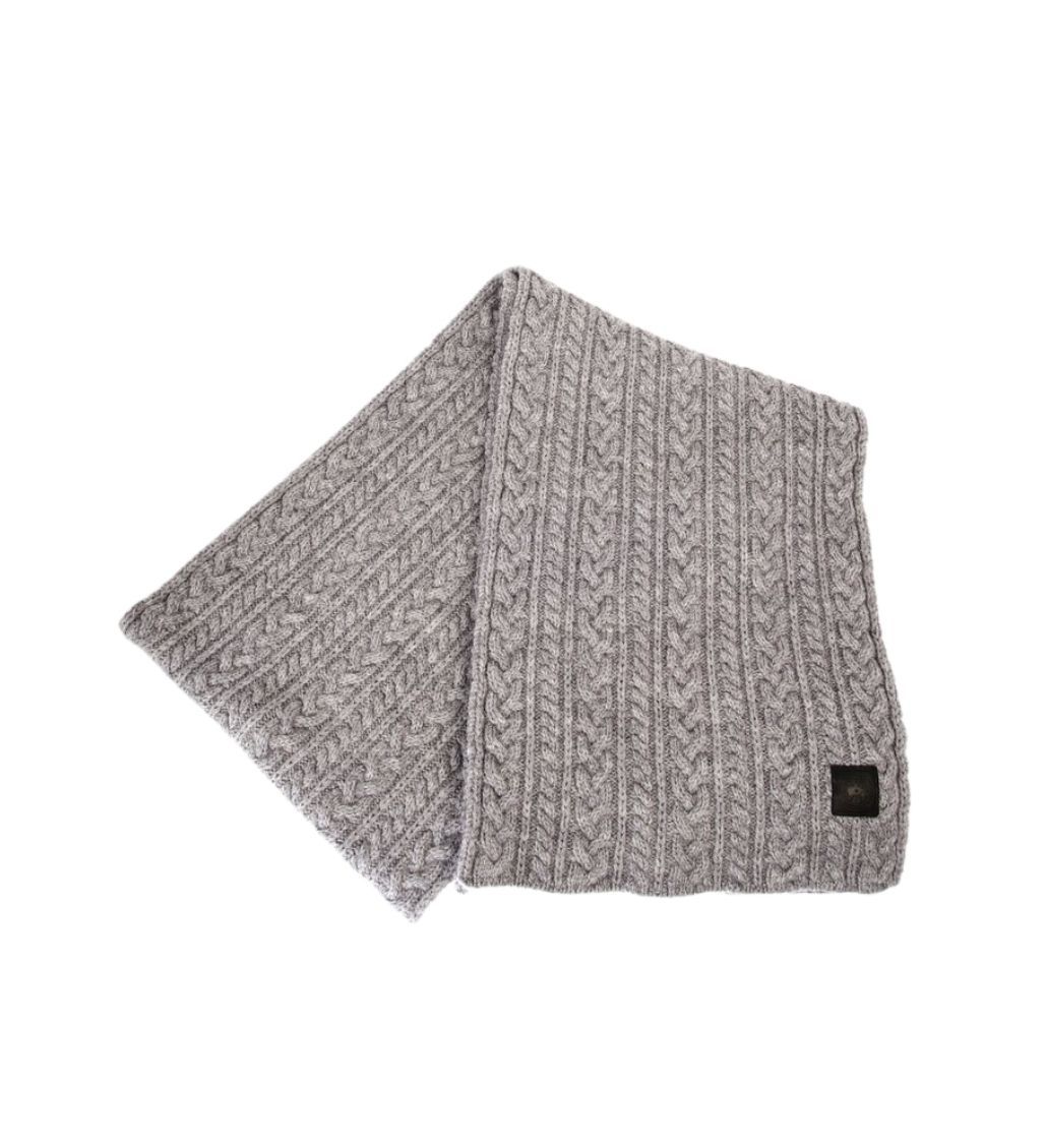 Canada Goose x Mackie Chunky Wool Knit Grey Scarf 6953L - Image 2