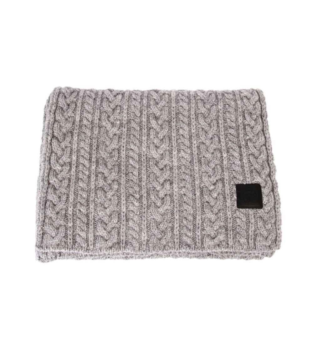 Canada Goose x Mackie Chunky Wool Knit Grey Scarf 6953L - Image 3