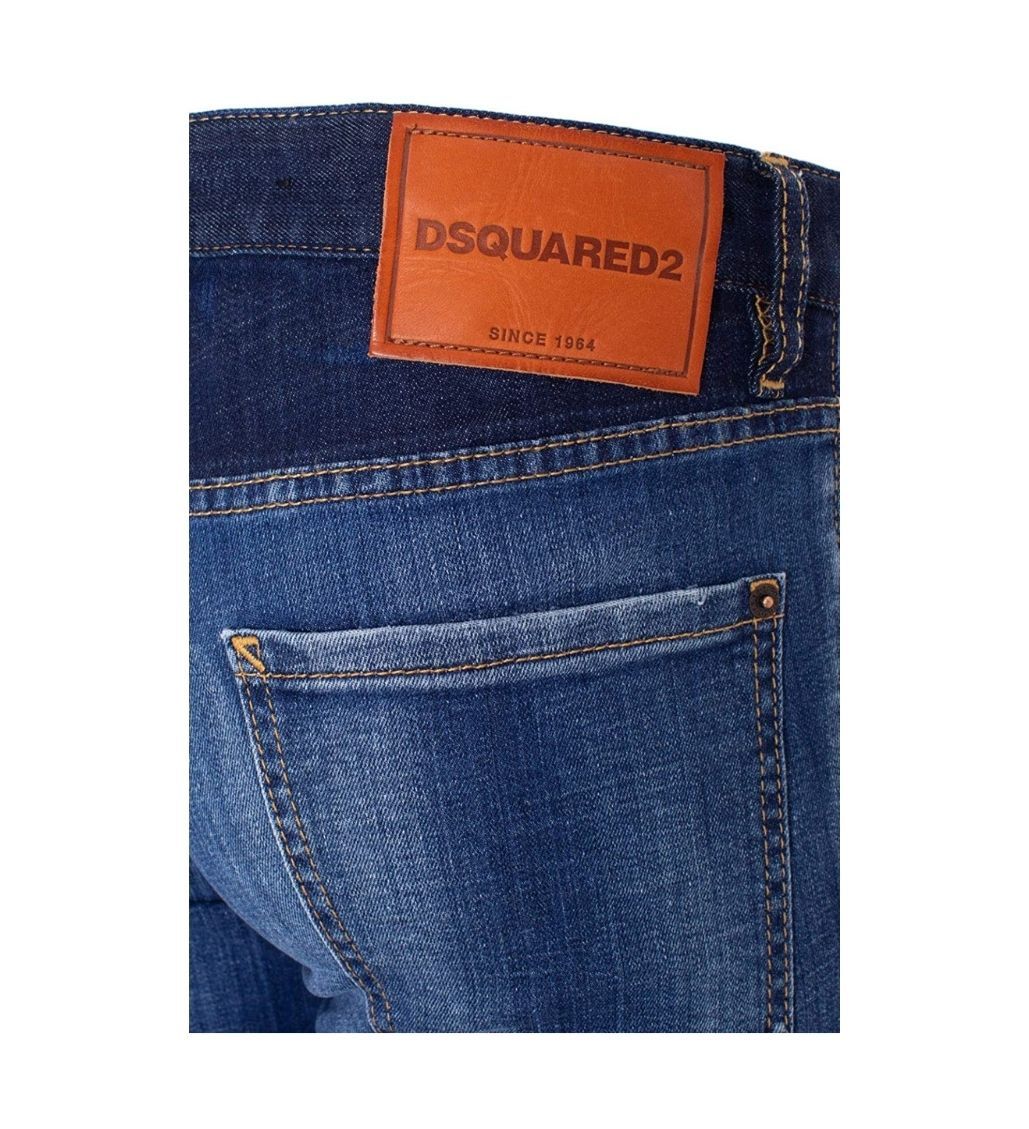 Dsquared2 Blue Wash Cool Guy Slim Jeans - Image 3