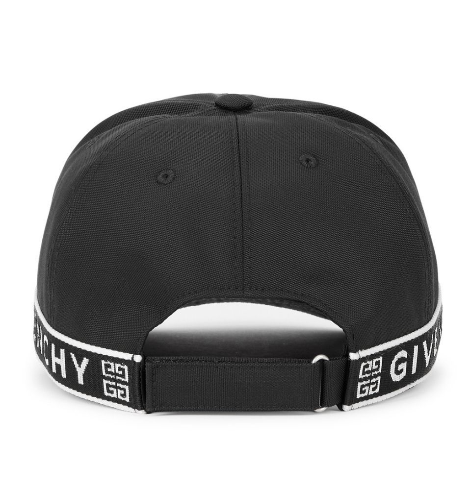 Black Logo Twill Baseball Cap - Image 3