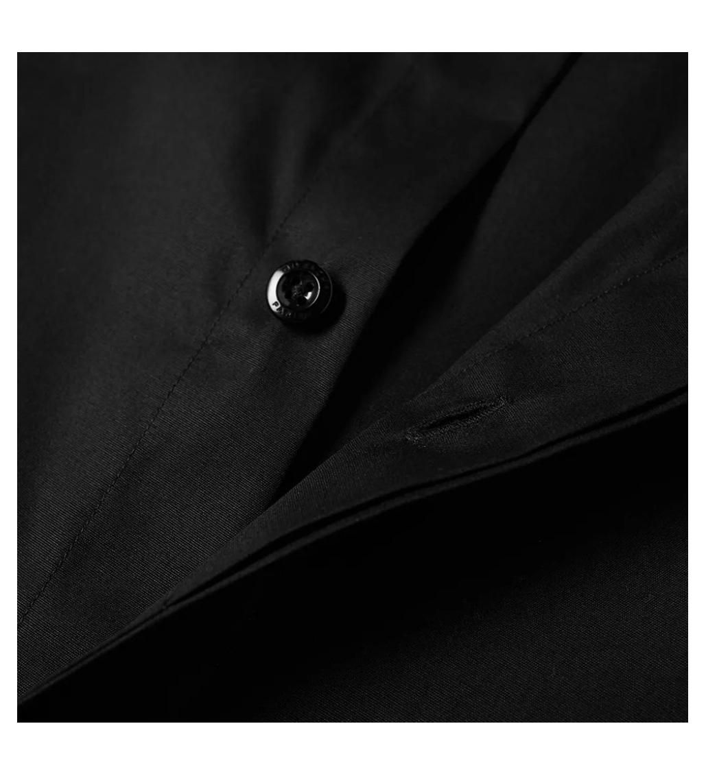 PARIS Black STAR-EMBROIDERED SHIRT - Image 4