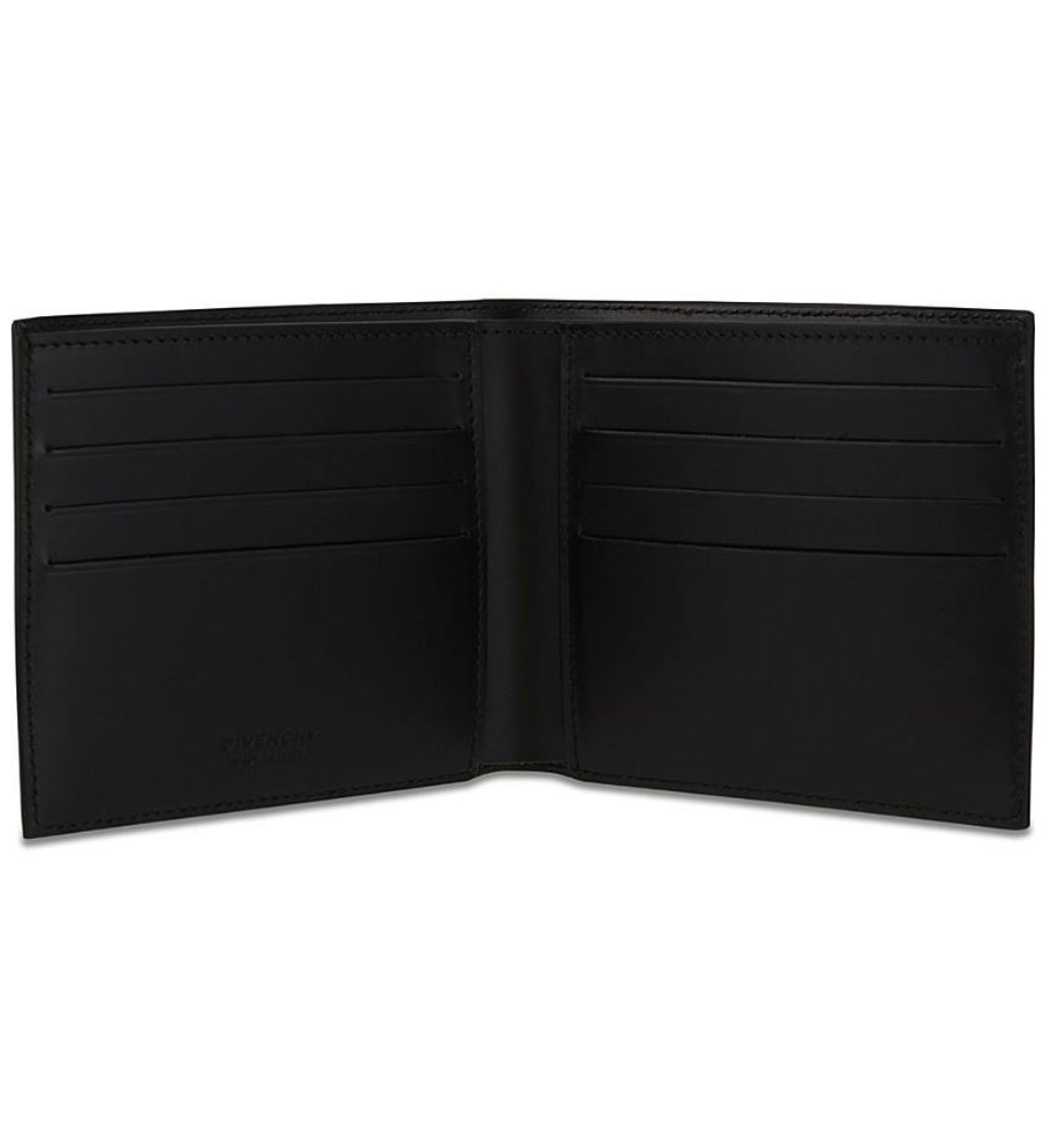 Men's Black Vintage Copper Studded Leather Wallet - Image 4