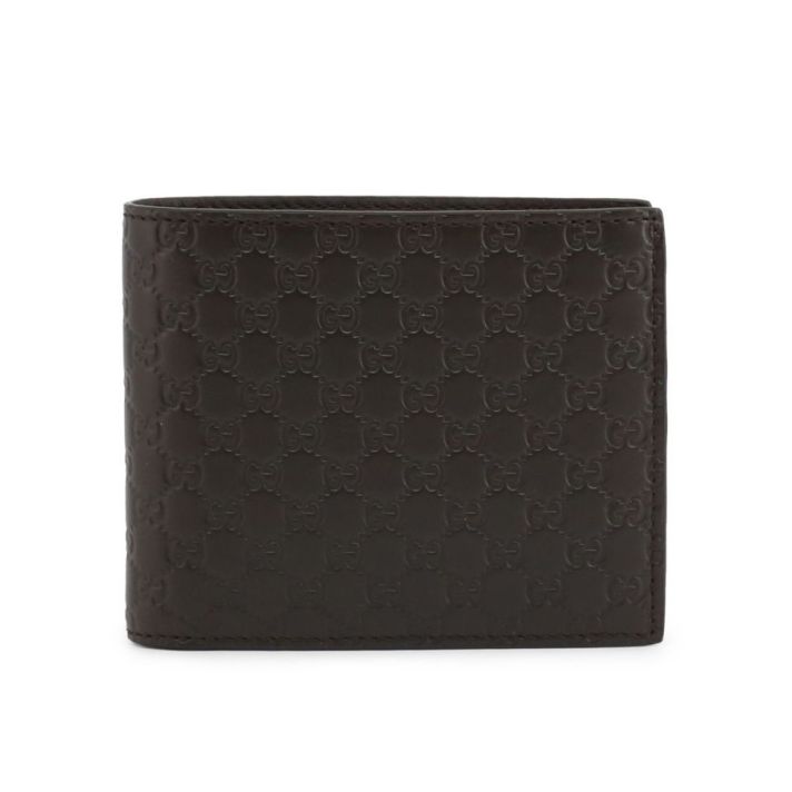 GG logo Brown Bifold Card Wallet