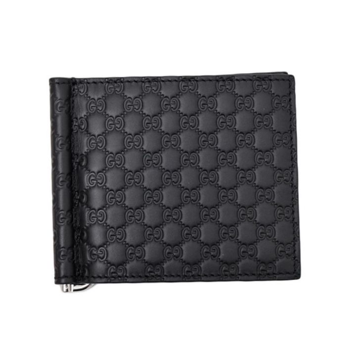 Micro GG money clip Black wallet