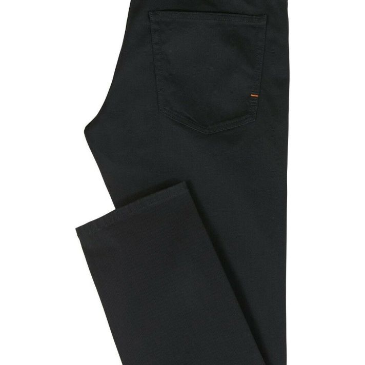 Hugo Boss Delware Bc-c Slim Fit in Black Stretch Denim Jeans[32W / 34L]