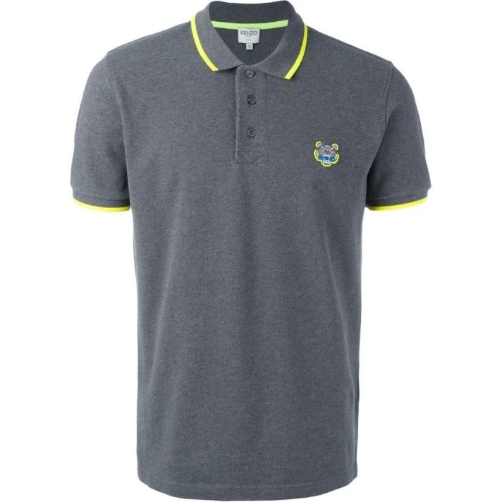 Dark Grey Tiger Polo shirt