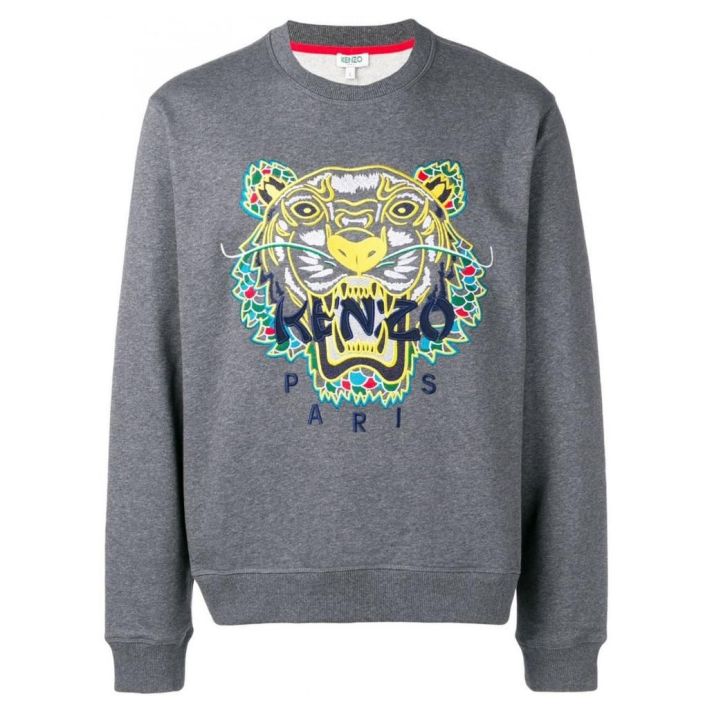 Grey 'Dragon Tiger' Sweatshirt