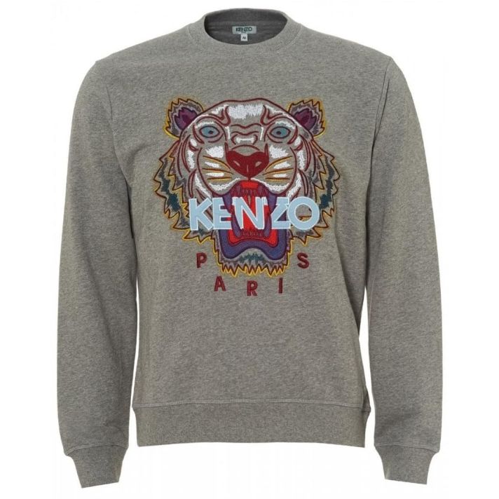 Dove Grey Tiger Sweatshirt