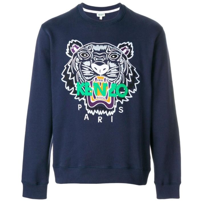 Navy Blue Tiger Sweatshirt