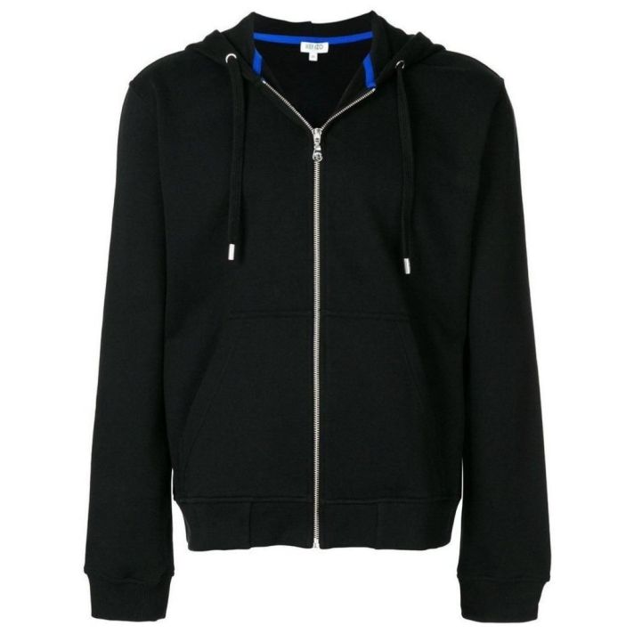 Black Zipped Tiger Sweatshirt