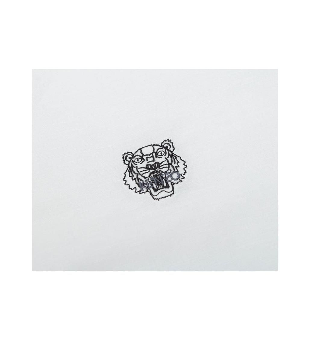 White TIGER CREST POPLIN SHIRT - Image 3