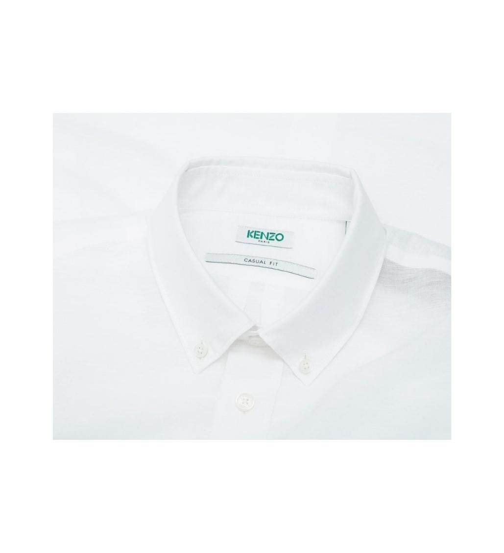 White TIGER CREST POPLIN SHIRT - Image 2