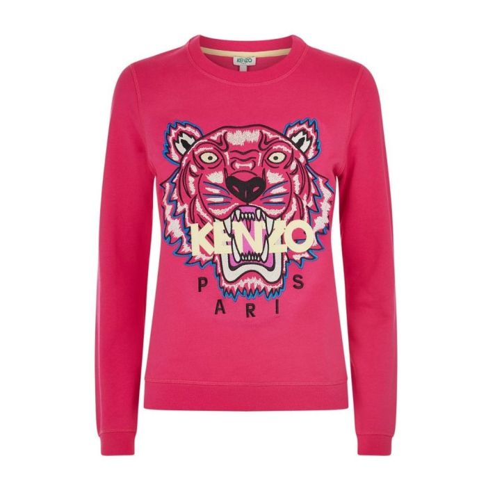 Kenzo Women's Pink Tiger Sweatshirt