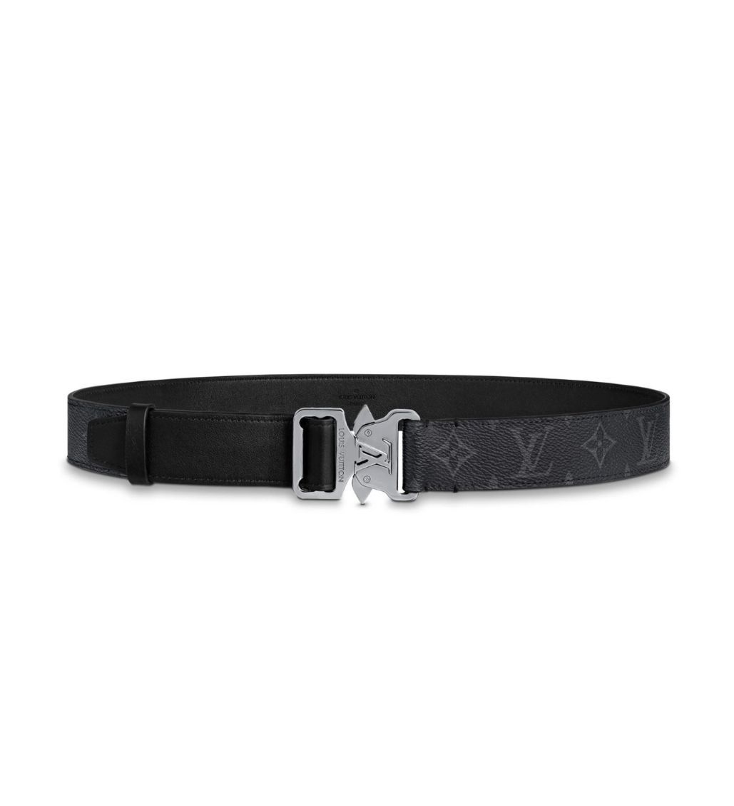 Utility Pouch Belt 35mm Black Monogram Eclipse - Image 3