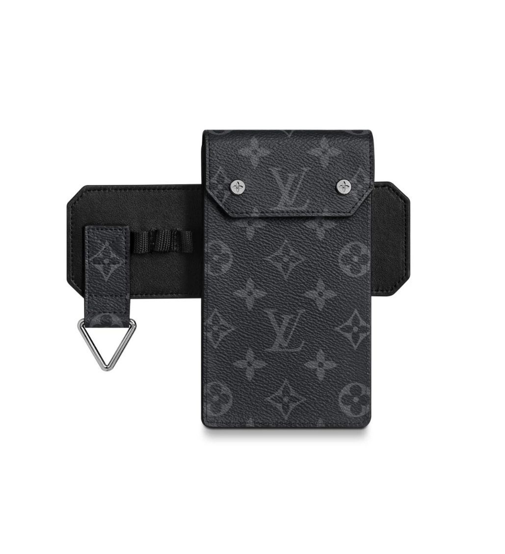 Utility Pouch Belt 35mm Black Monogram Eclipse - Image 6