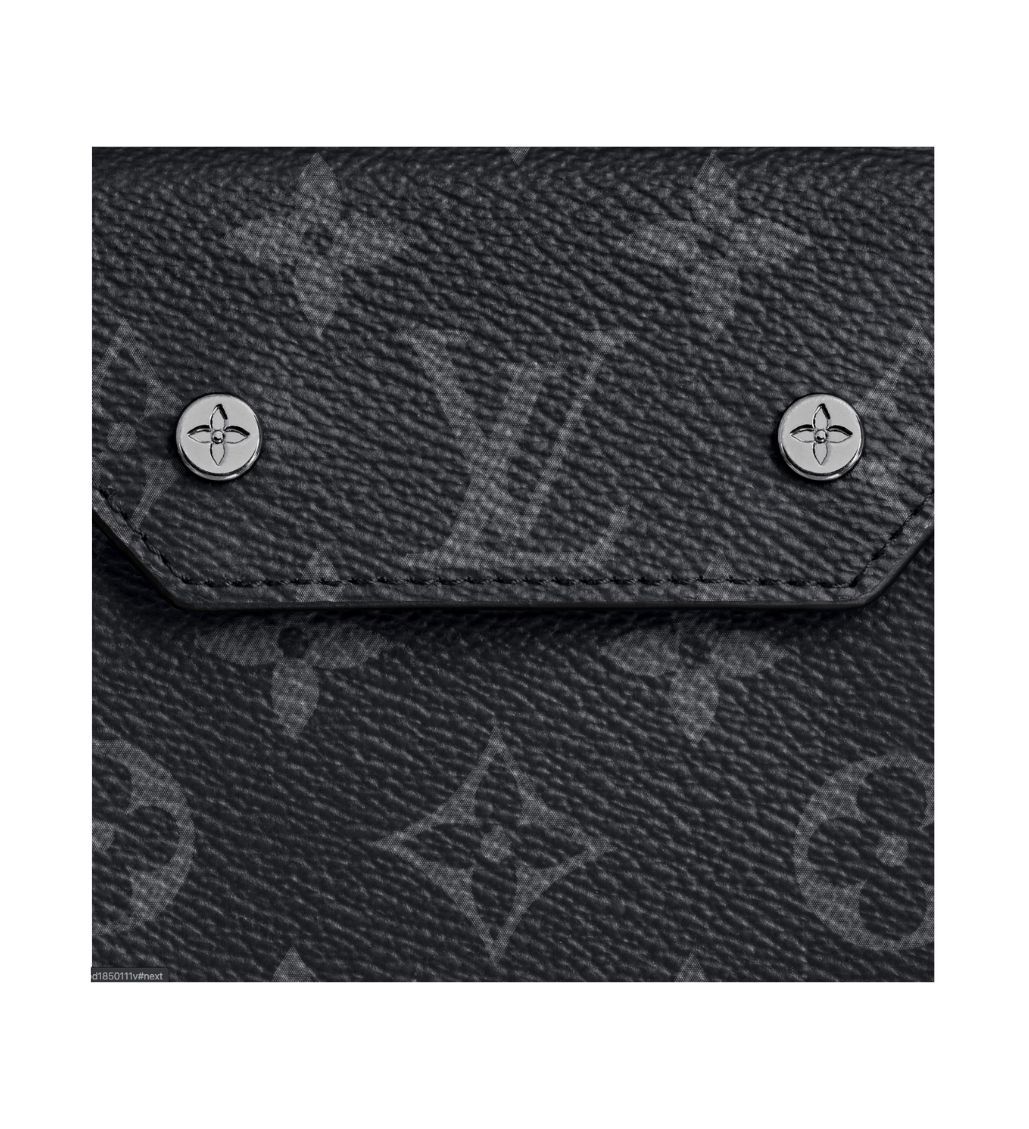 Utility Pouch Belt 35mm Black Monogram Eclipse - Image 4