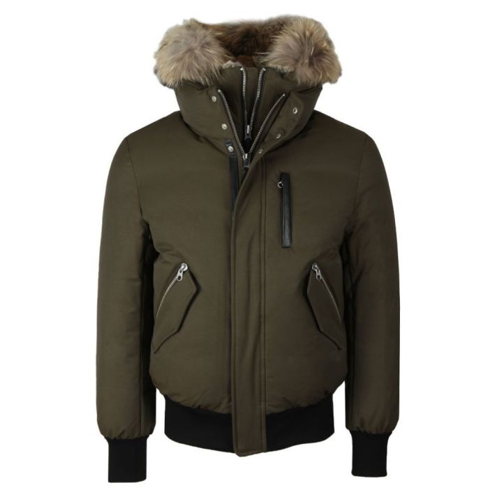 Down Dixon-F Bomber Army Green Jacket