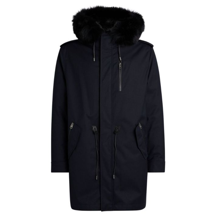 Moritz parka with removable natural trim