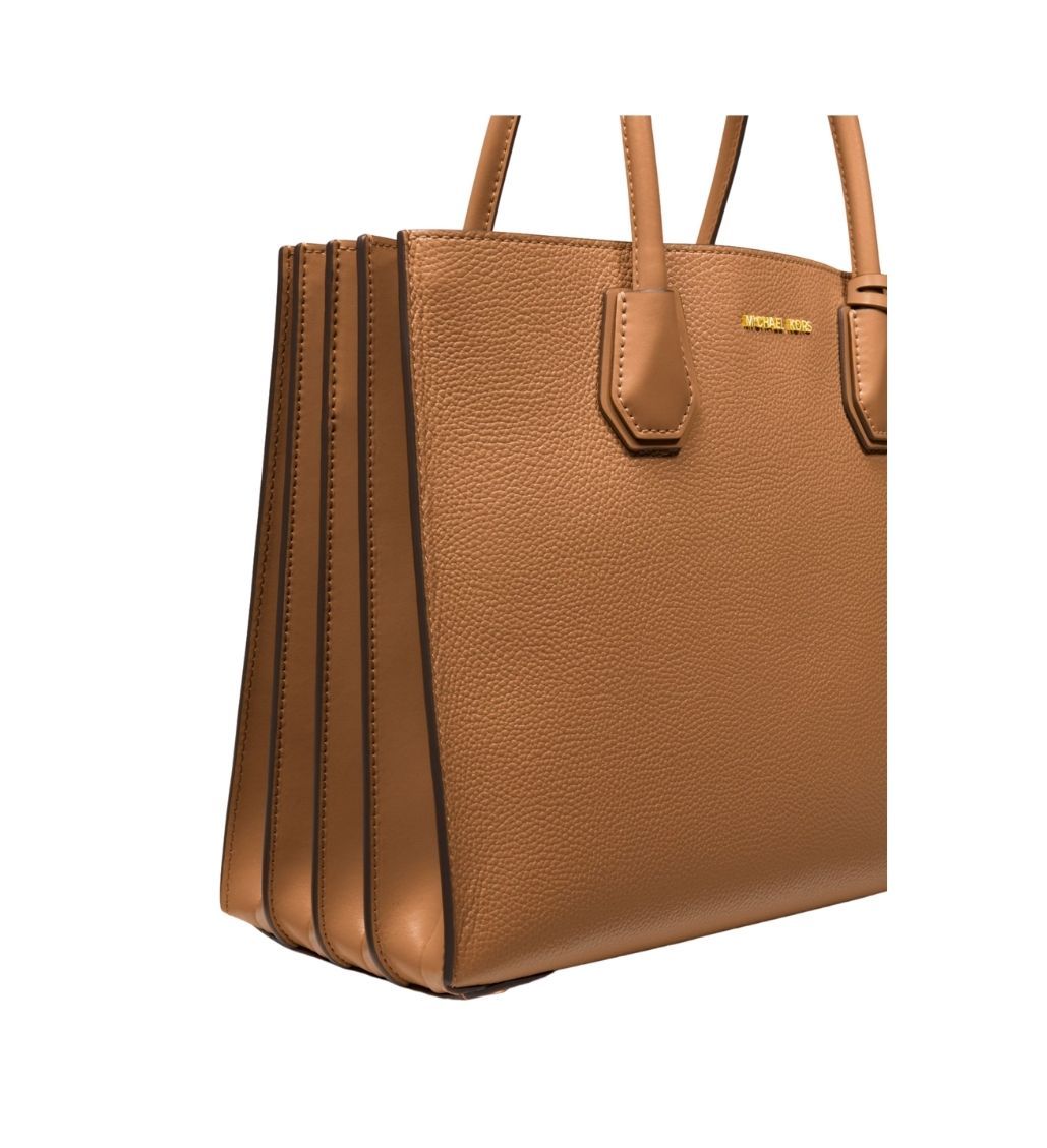 Mercer Accordion Acorn Large Leather Tote Bag - Image 2