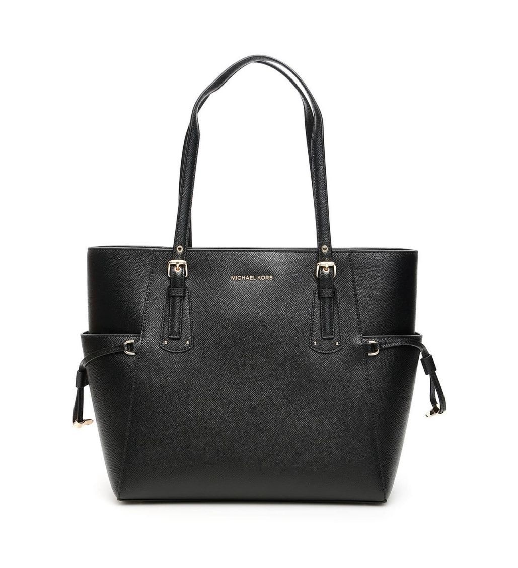 Voyager Black Small Tote Bag