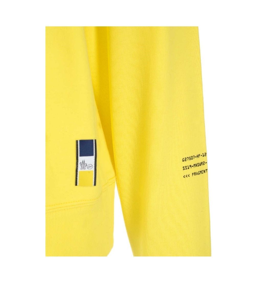Genius Fragment 7 x Hiroshi Fujiwara Yellow Sweatshirt Hoodie - Image 3