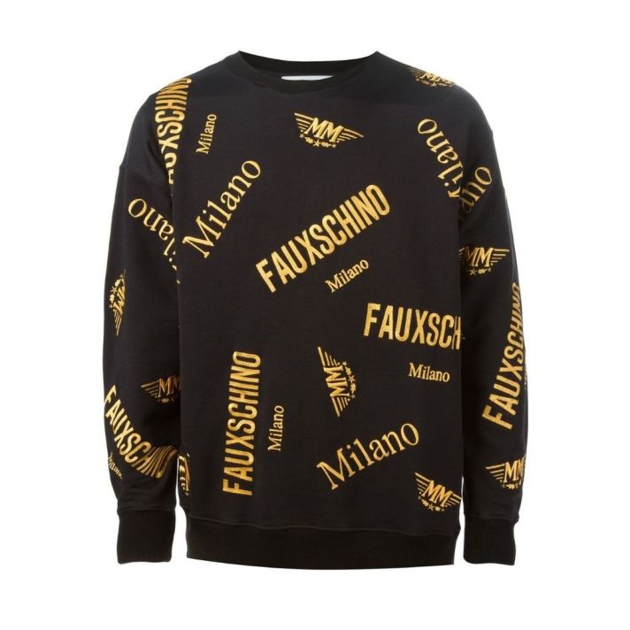 Moschino Couture Mainline Black Logo Sweatshirt
