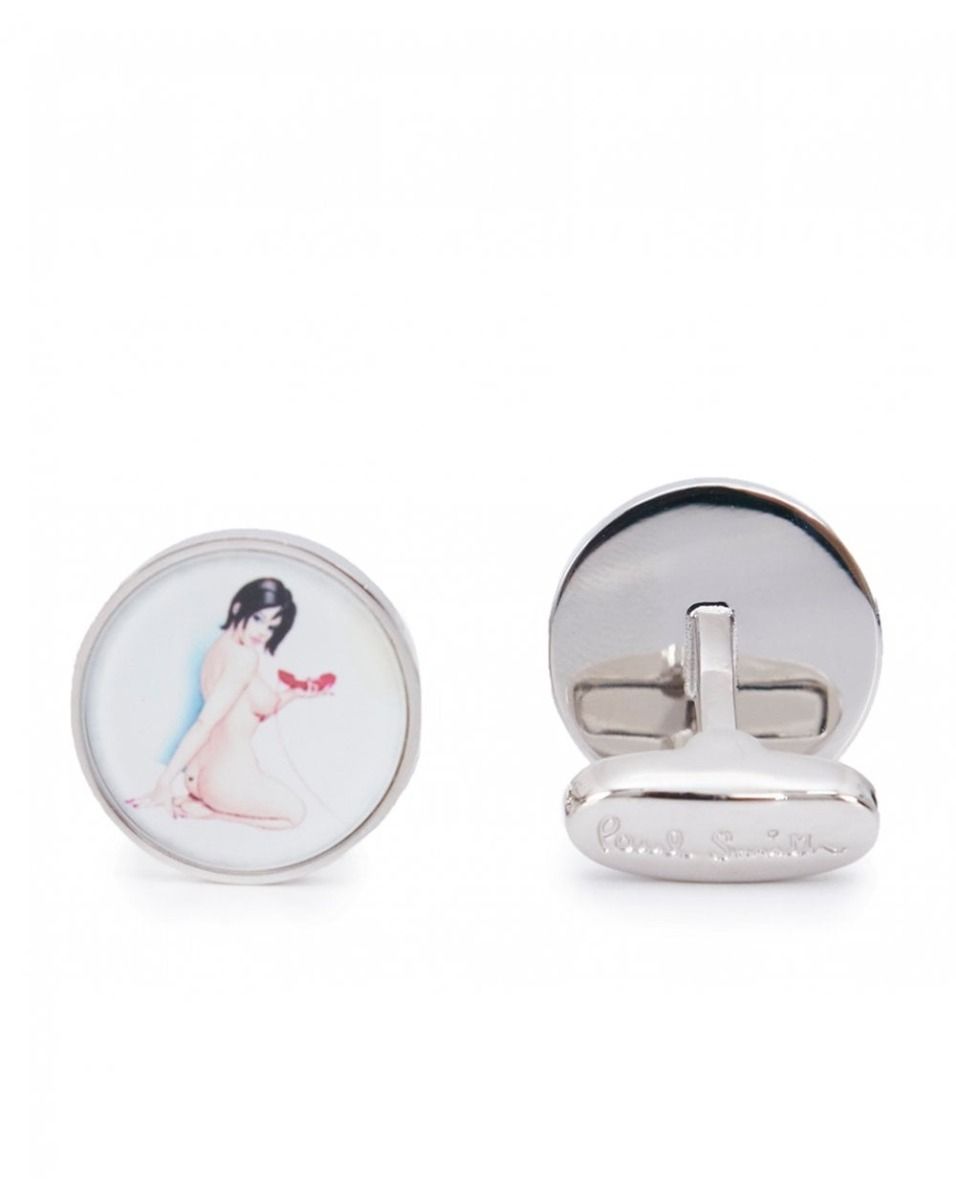 Lady Print Cufflinks - Image 2