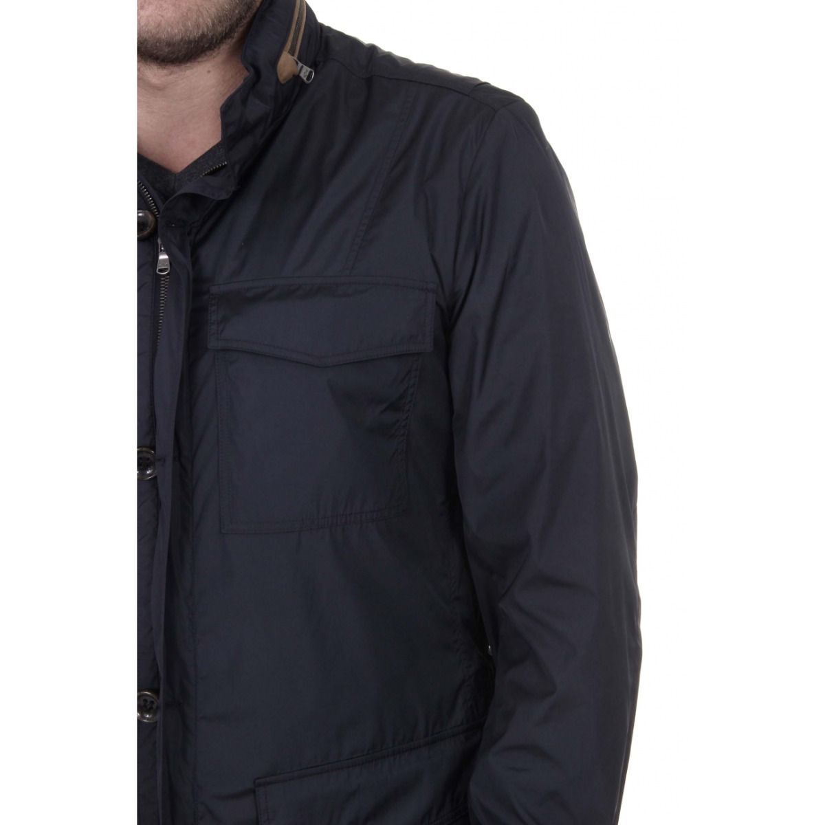 Mens Jacket Navy Blue - Image 2