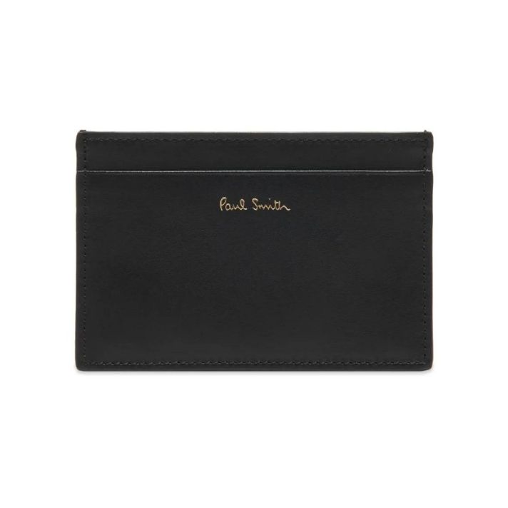 Paul Smith Classic Stripe Black Card Holder Wallet