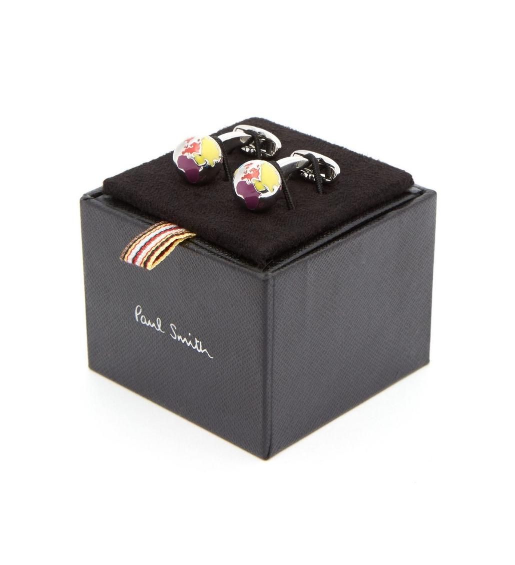Multi-Coloured Globe Cufflinks - Image 3