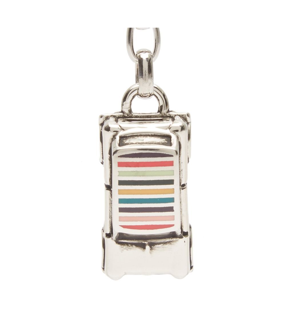 Multi Stripe Mini Car Keyring - Image 4