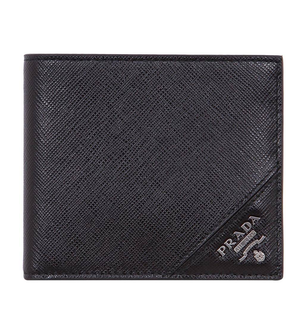 Saffiano Leather Billfold Wallet