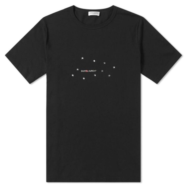 Logo Constellation Stars Black T-shirt