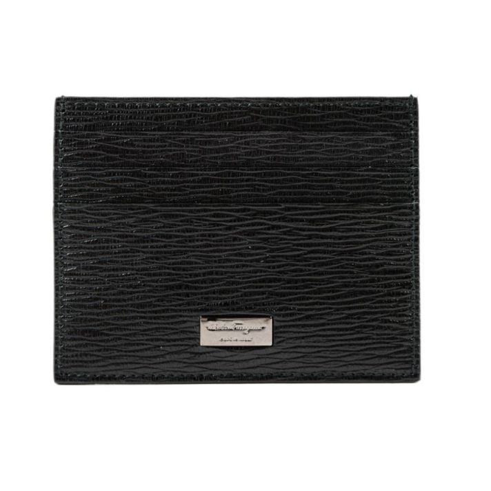 Black Logo Plaque Cardholder