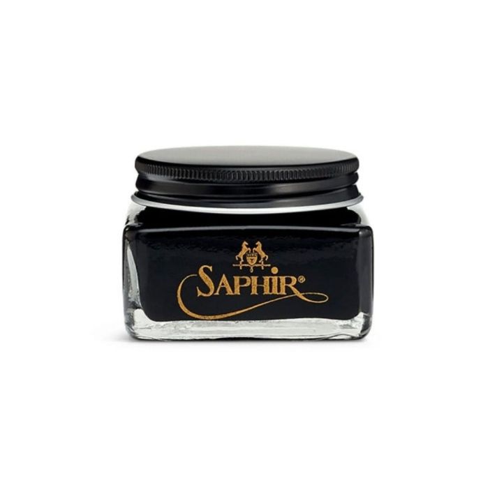Saphir Medaille D'OR Pommadier Black Cream/Shoe Polish 75 ML