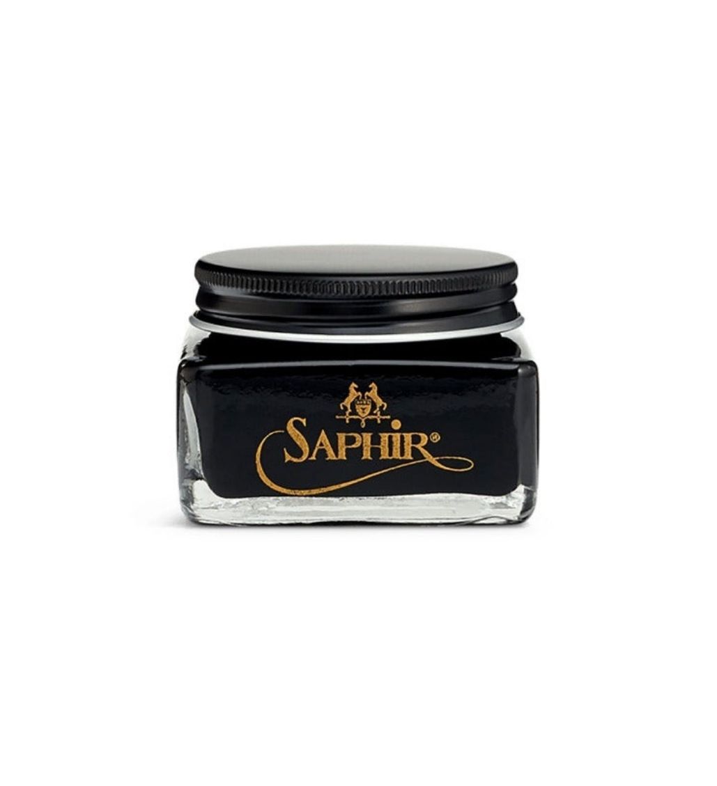 Saphir Medaille D'OR Pommadier Black Cream/Shoe Polish 75 ML