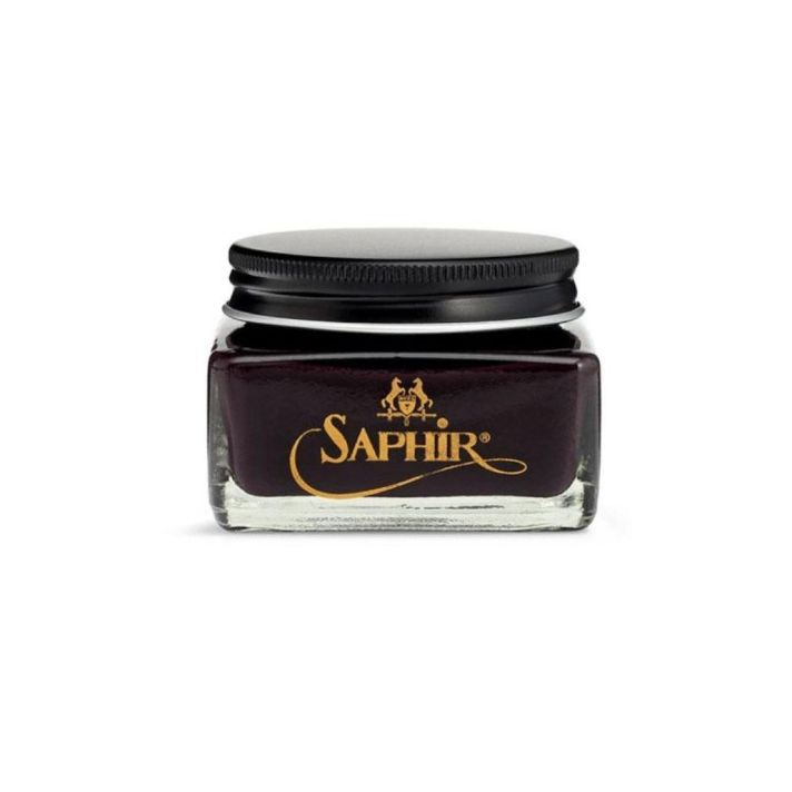 Saphir Medaille D'OR Pommadier Burgundy Cream/Shoe Polish 75 ML