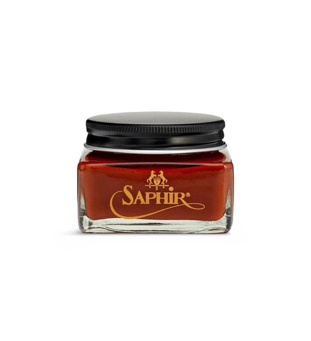 Saphir Medaille D'OR Pommadier Cognac Cream/Shoe Polish 75 ML
