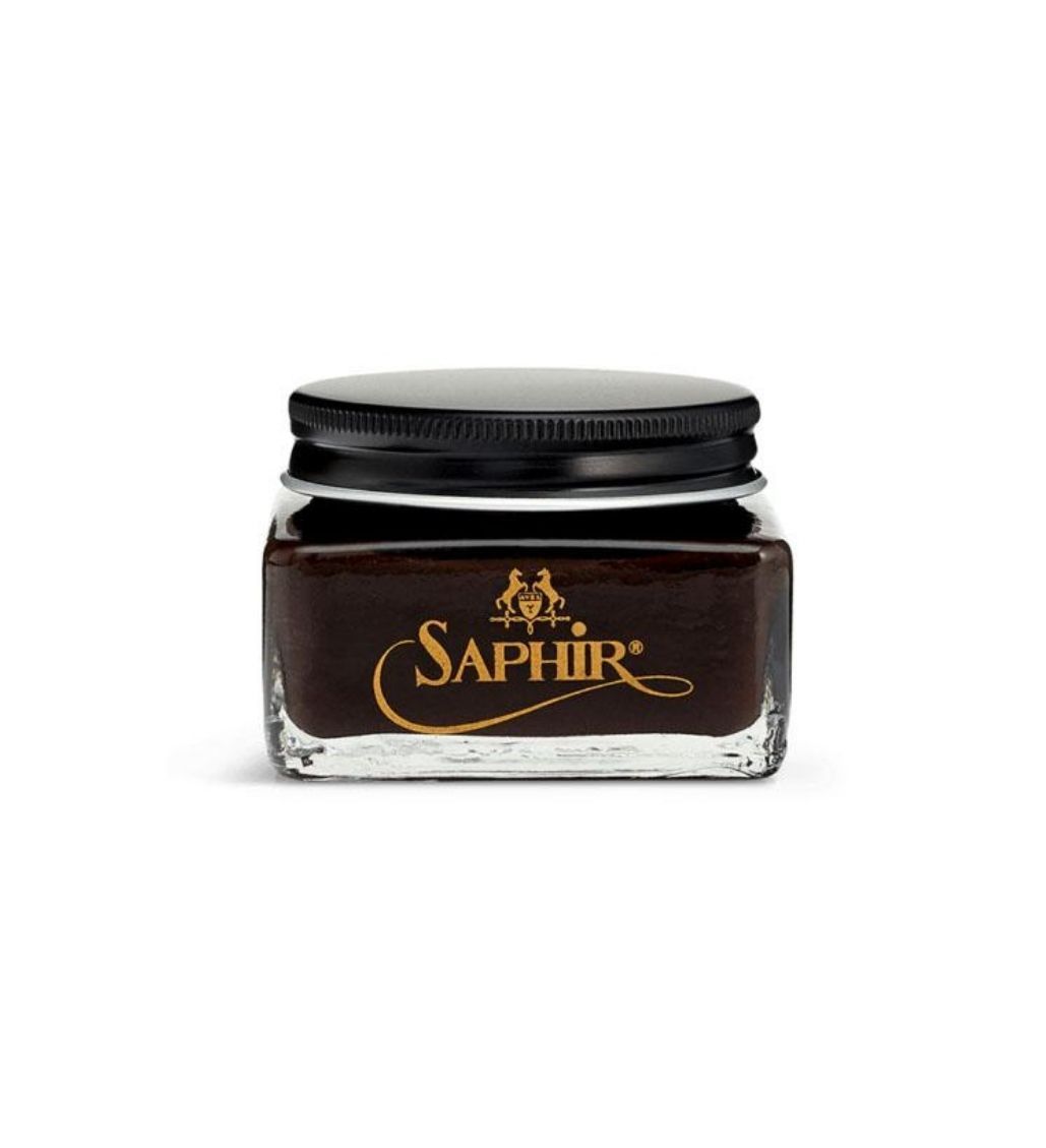 Saphir Medaille D'OR Pommadier Medium Brown Cream/Shoe Polish 75 ML