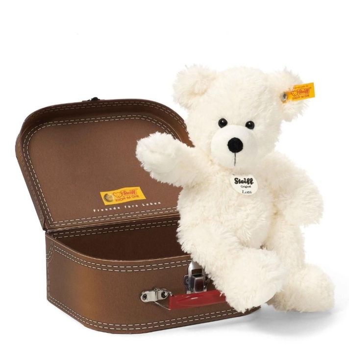 Lotte Teddy bear in suitcase